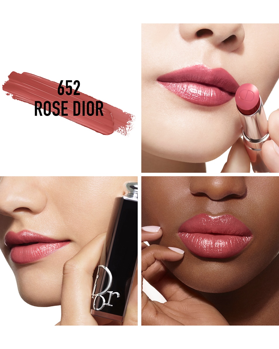 DIOR DIOR ADDICT ROUGE À LÈVRES BRILLANT 652 Rose Dior 2
