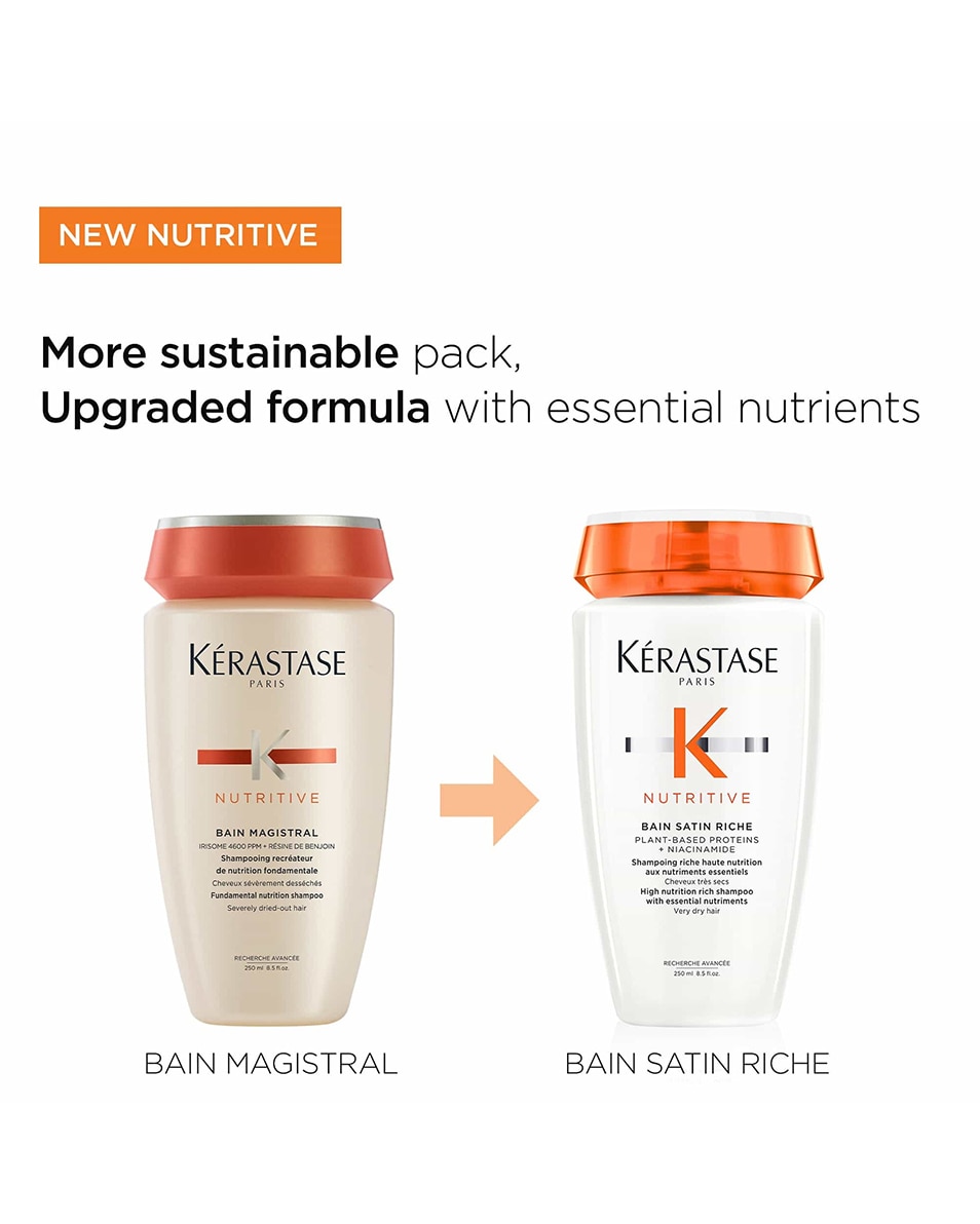 KÉRASTASE NUTRITIVE BAIN SATIN RICHE SHAMPOOING HAUTEMENT NOURRISSANT POUR CHEVEUX TRÈS SECS 250 ML 2