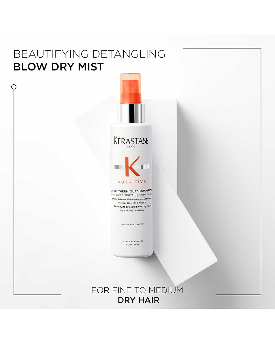 KÉRASTASE NUTRITIVE LOTION THERMIQUE SUBLIMATRICE SPRAY DÉMÊLANT PRÉ-BRUSHING, CHEVEUX SECS FINS À MOYENS 150 ML 2