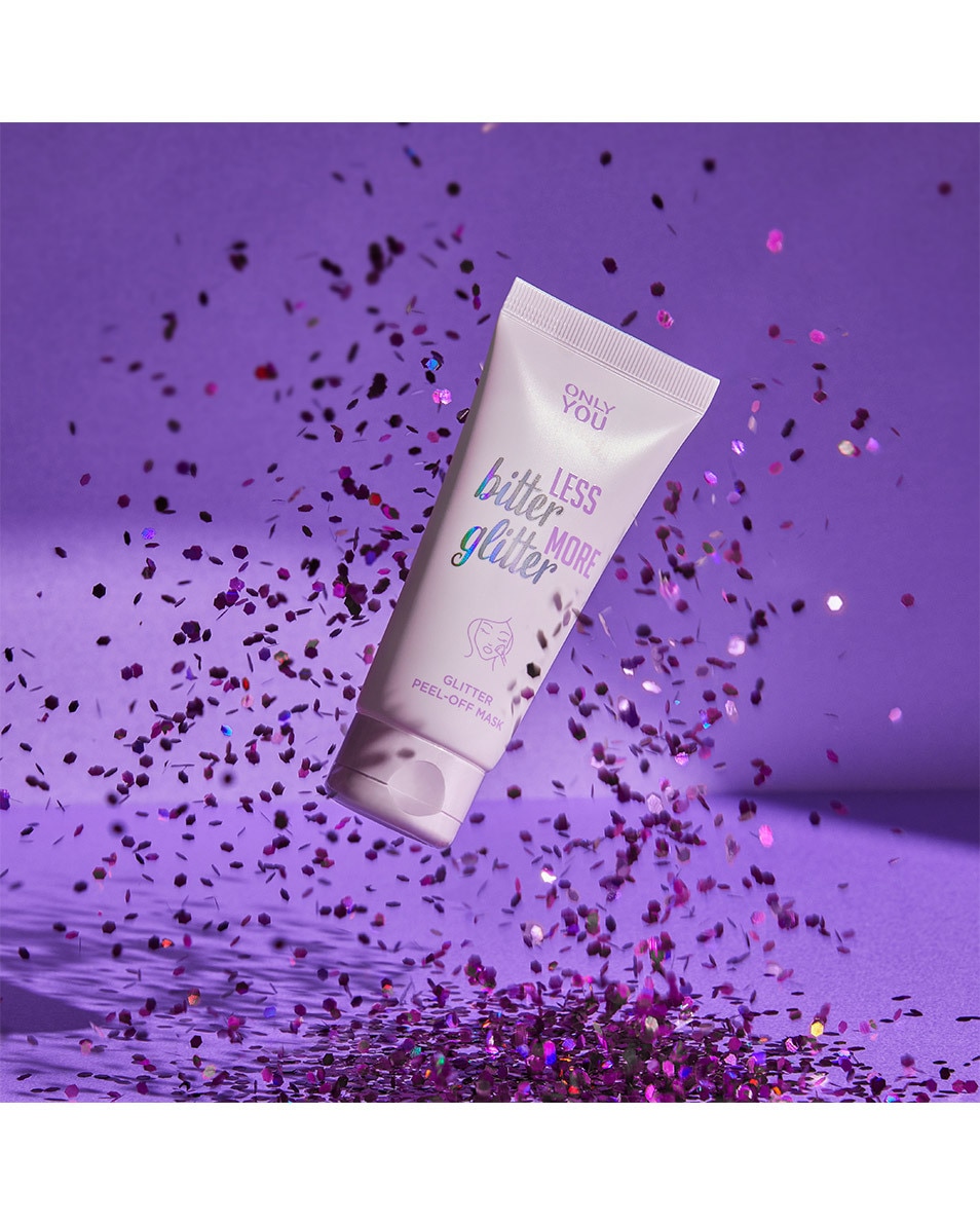 ONLY YOU FACE MASK LESS BITTER MORE GLITTER - MASQUE PEEL-OFF PAILLETE 50 ML 2