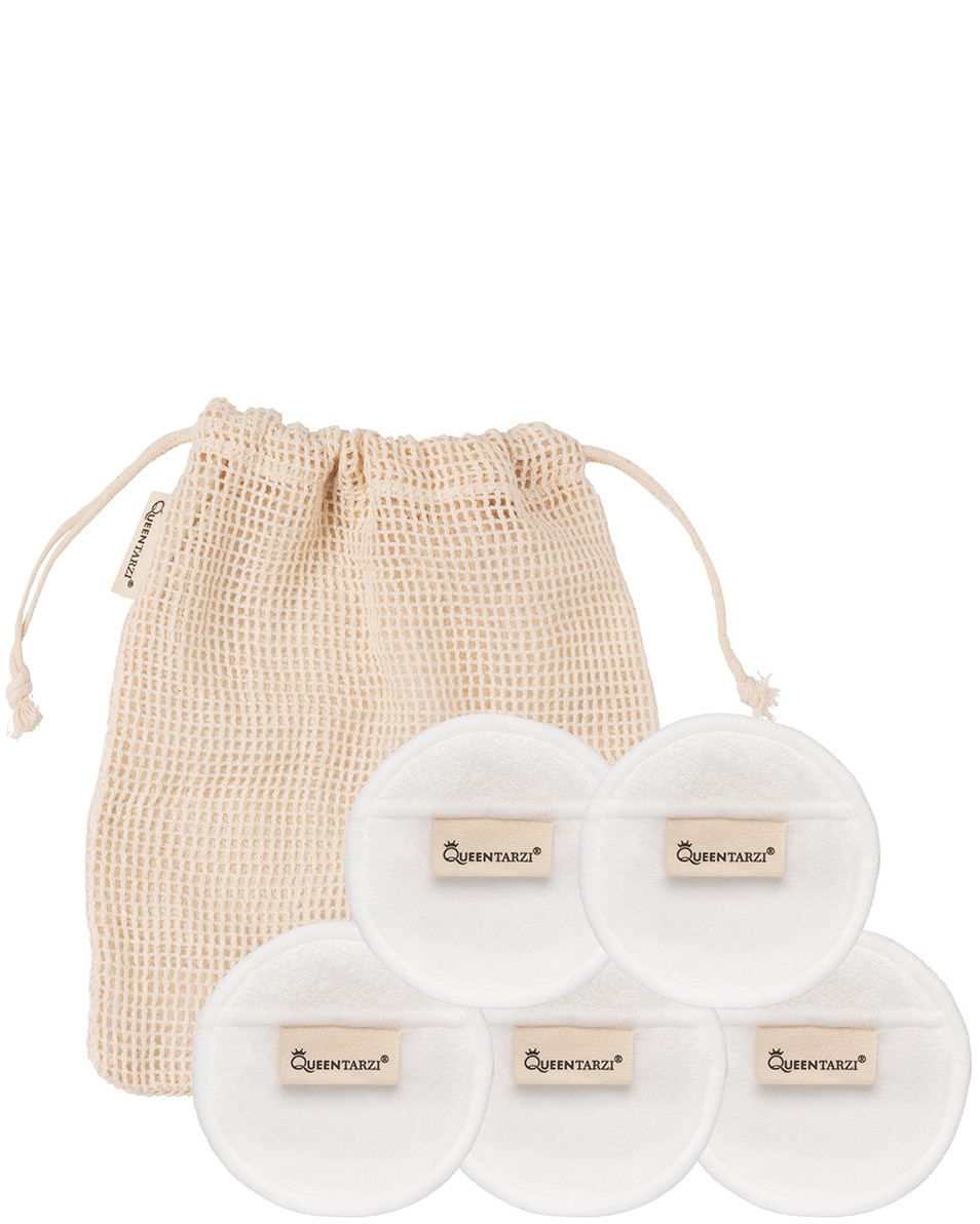 QUEEN TARZI REMOVER PADS Bamboo Reusable Remover Pads 5 ST 2