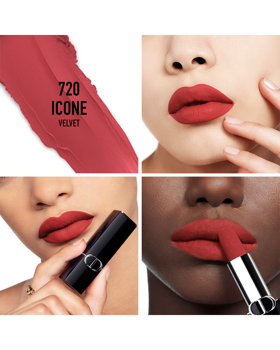 DIOR Rouge Dior Rouge à lèvres - confort et longue tenue VELVET - 720 ICONE 2