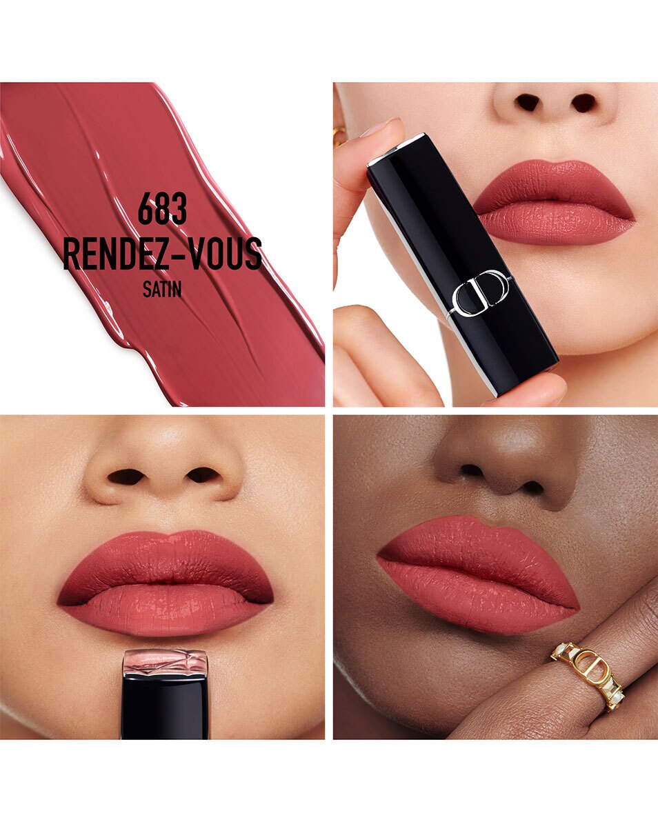 DIOR Rouge Dior Rouge à lèvres - confort et longue tenue SATIN - 683 RENDEZ-VOUS 2