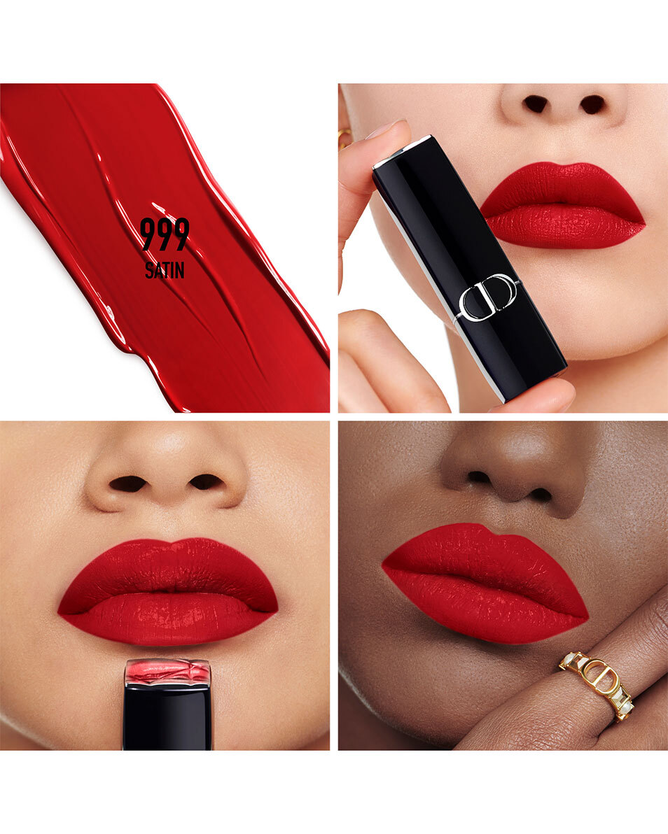 DIOR Rouge Dior Rouge à lèvres - confort et longue tenue SATIN - 999 2