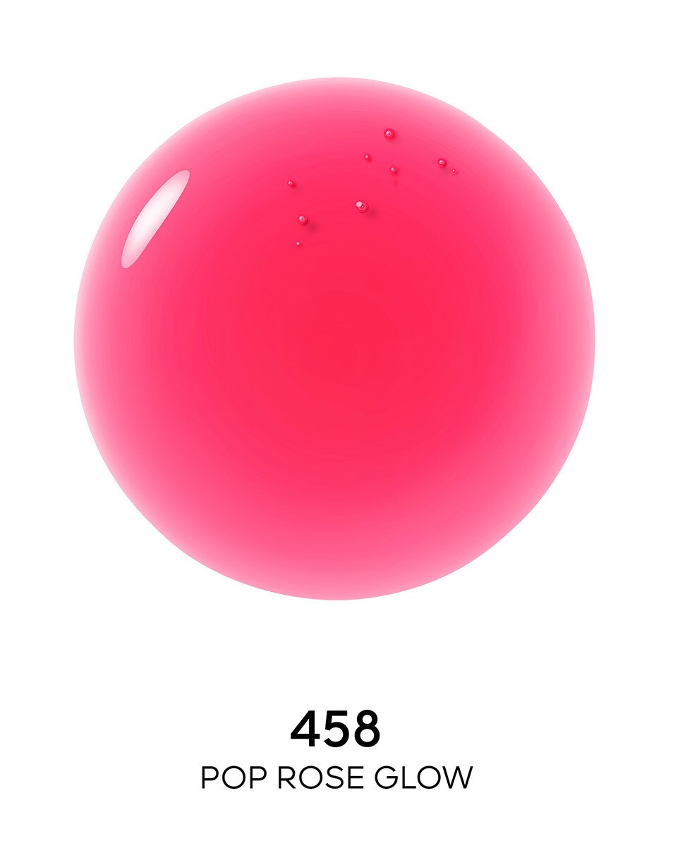 GUERLAIN KISSKISS BEE GLOW OIL HUILE À LÈVRES TEINTÉE AU MIEL 458 POP ROSE GLOW 2