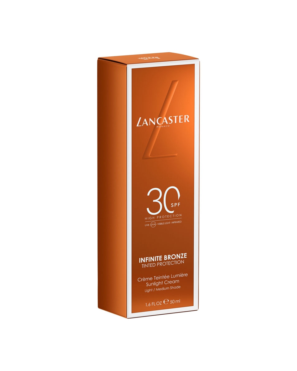 LANCASTER Infinite Bronze Crème Solaire Protectrice Teintée SPF 30 Claire/Moyenne 50 ML 2