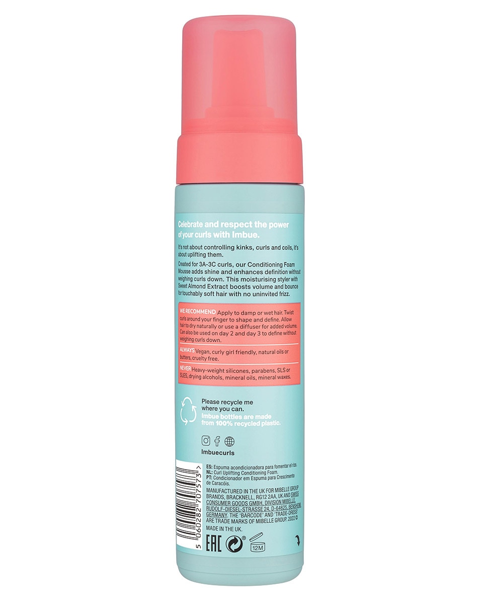 IMBUE Curl Curl Uplifting Conditioning Foam 200 ML 2