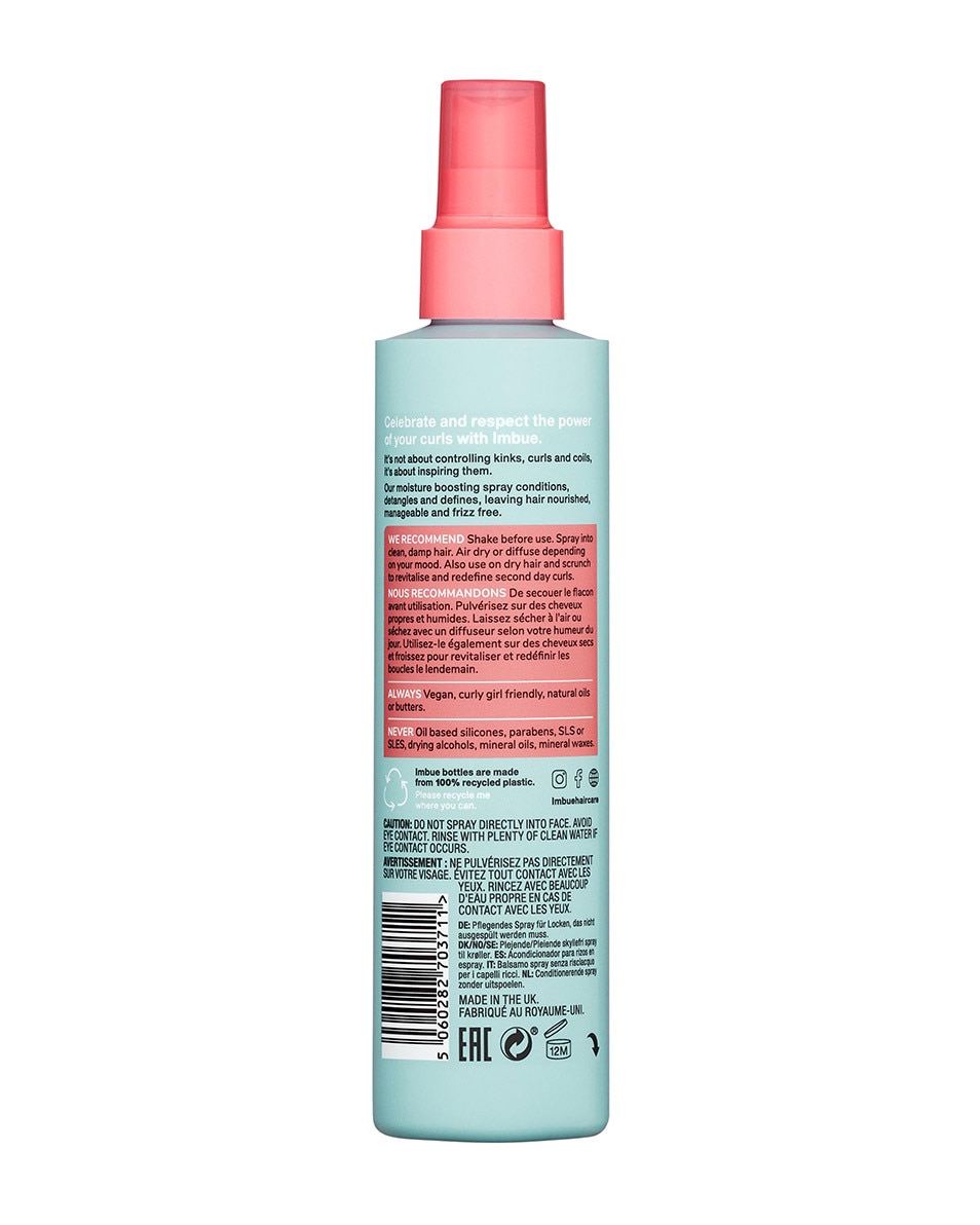 IMBUE Curl Curl Inspiring Conditioning Leave In Spray 200 ML 2