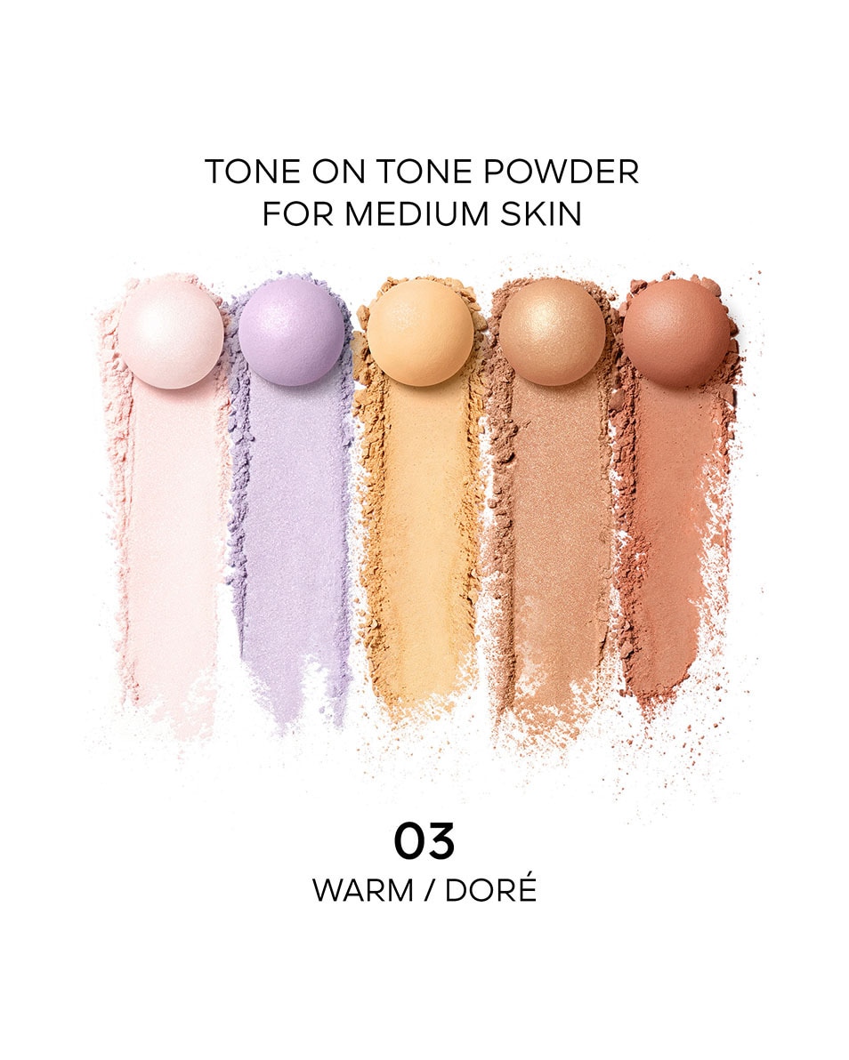 GUERLAIN Météorites Perles de poudre révélatrices de lumière 03 WARM / DORÉ 2