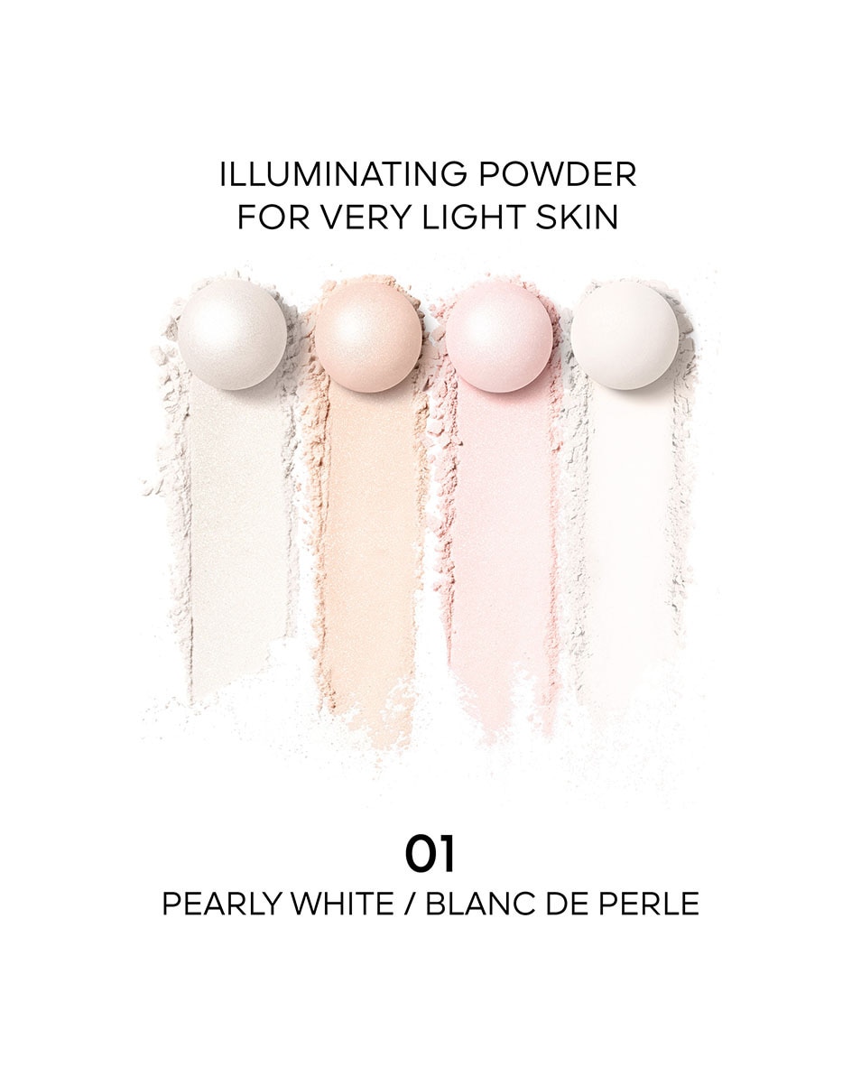 GUERLAIN Météorites Perles de poudre révélatrices de lumière 01 PEARLY WHITE / BLANC DE PERLE 2