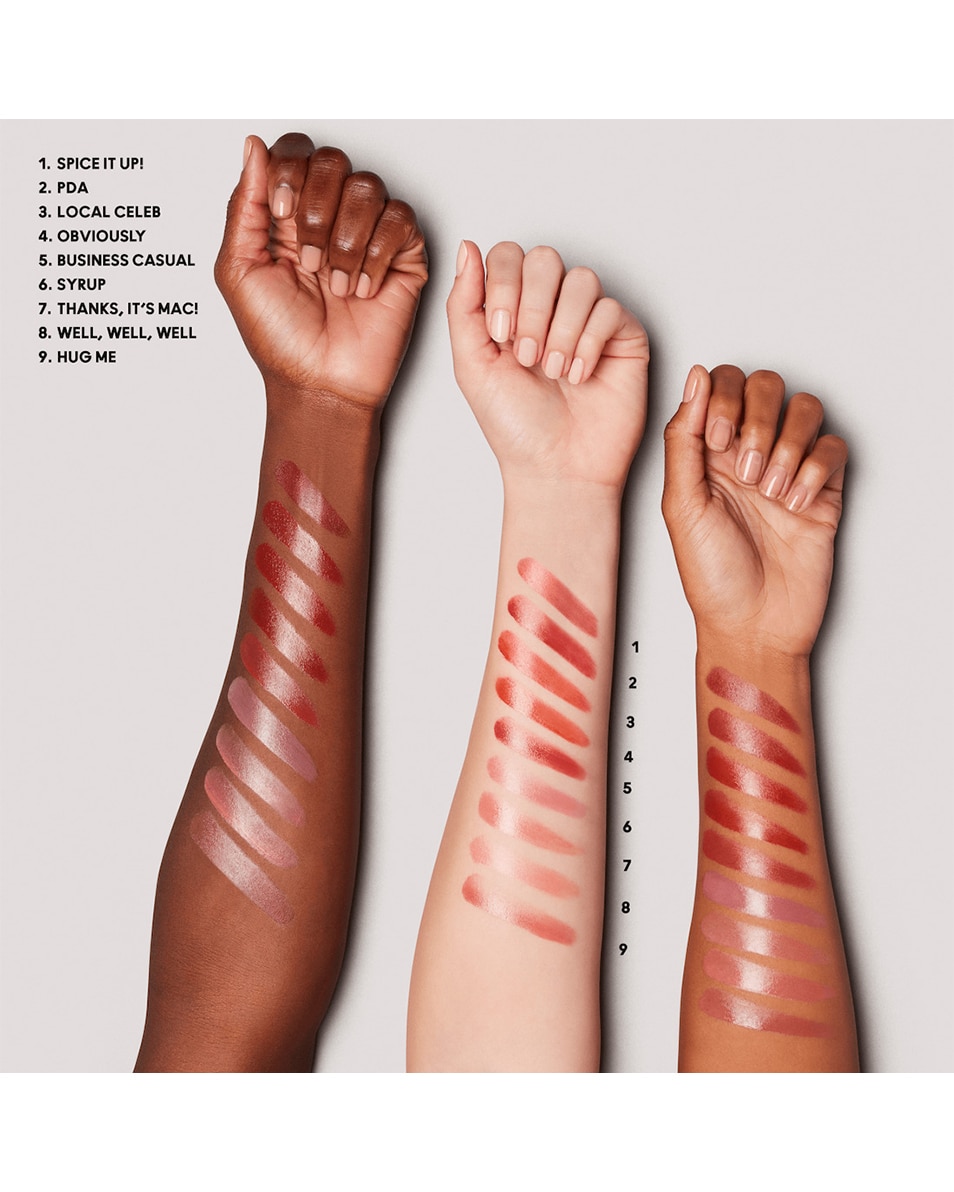 M.A.C Lustreglass Sheer-Shine Lipstick Transparente & brillant - fini lumineux & longue tenue Obviously