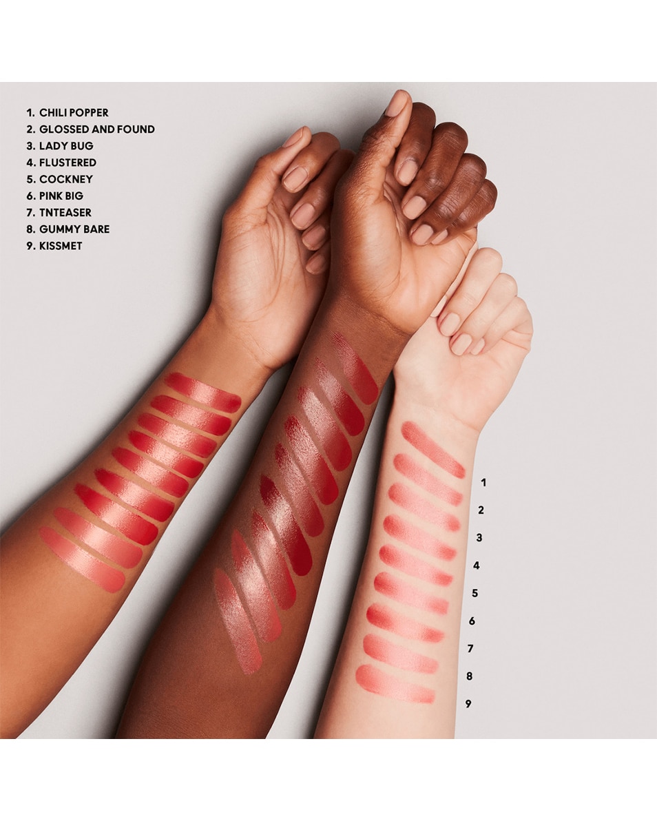 M.A.C Lustreglass Sheer-Shine Lipstick Transparente & brillant - fini lumineux & longue tenue Kissmet 2