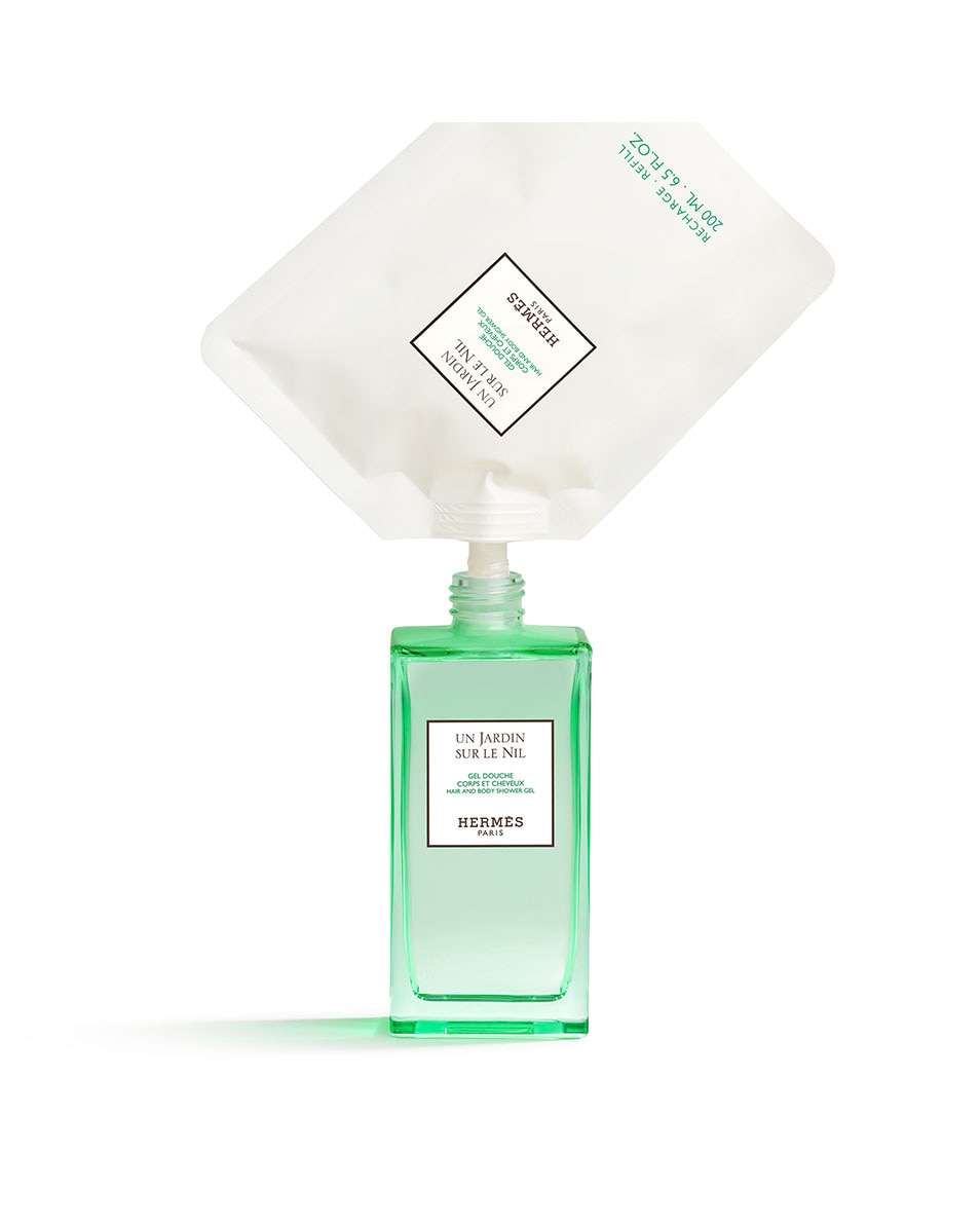 HERMÈS Le Bain Un Jardin sur le Nil, recharge gel douche 200 ML 2