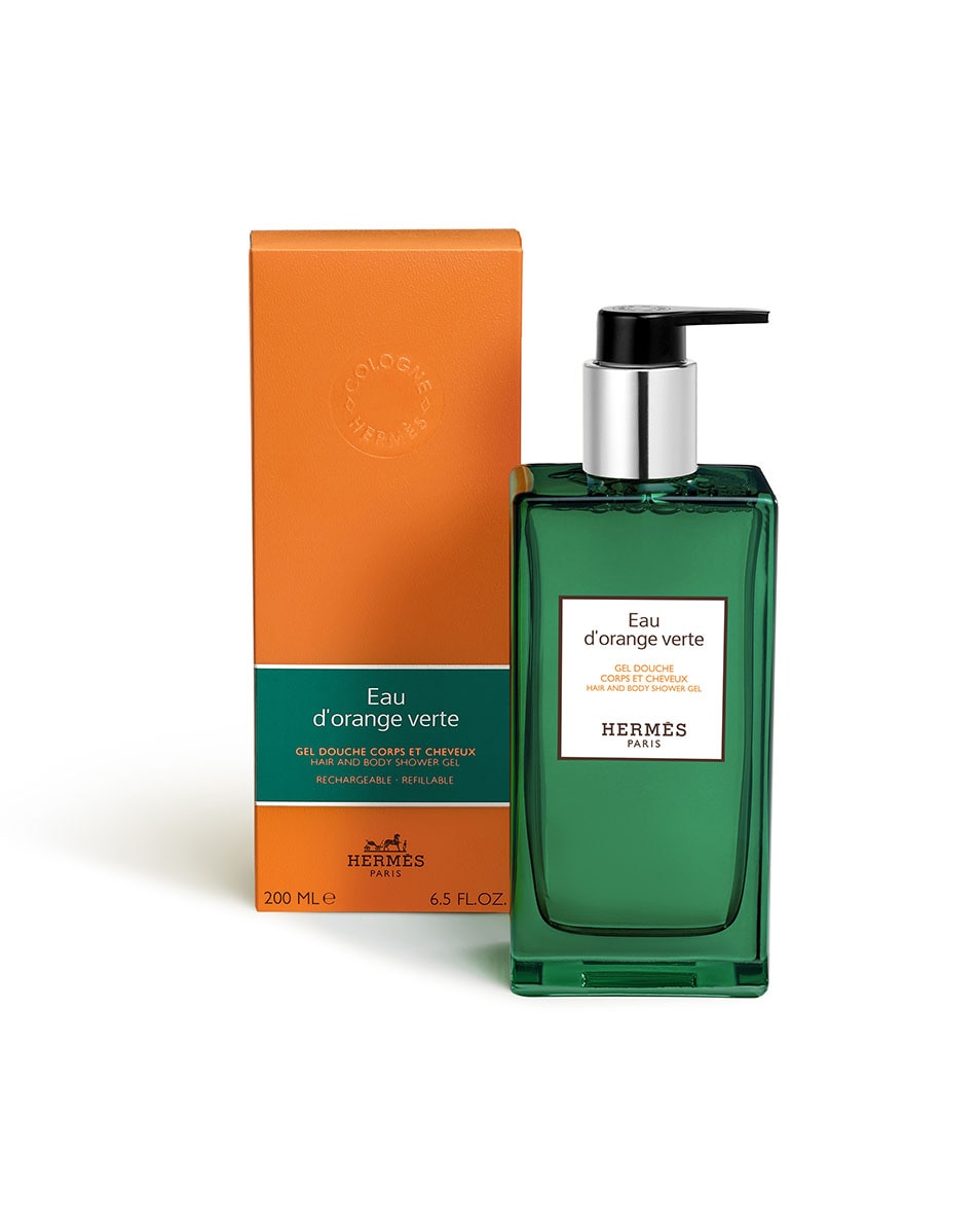 Eau d'orange verte, gel douche corps et cheveux