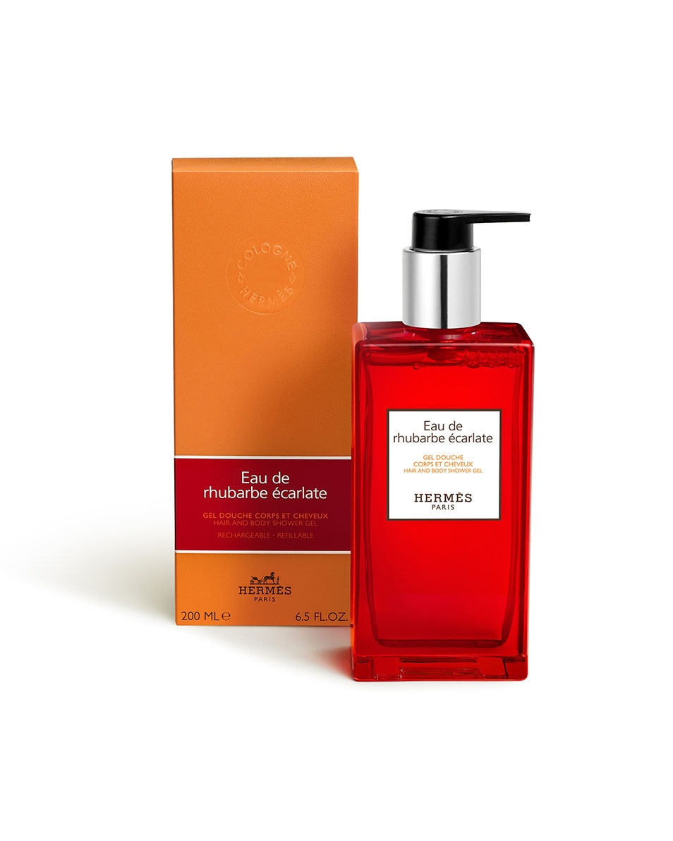 HERMÈS Le Bain Eau de rhubarbe écarlate, gel douche 200 ML 2