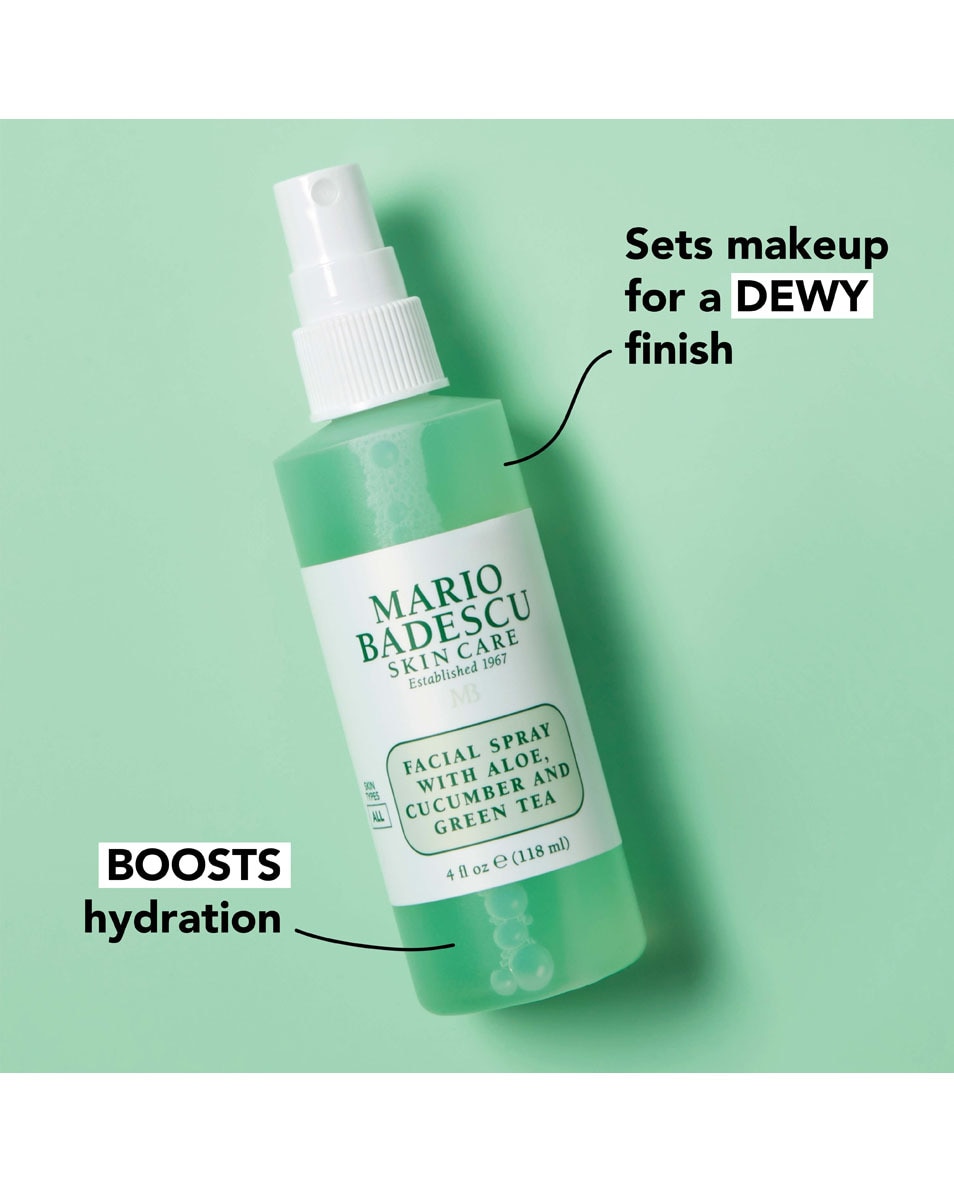 MARIO BADESCU FACIAL SPRAY Brume facial à l'Aloe Vera, Concombre et Thé Vert 59 ML 2