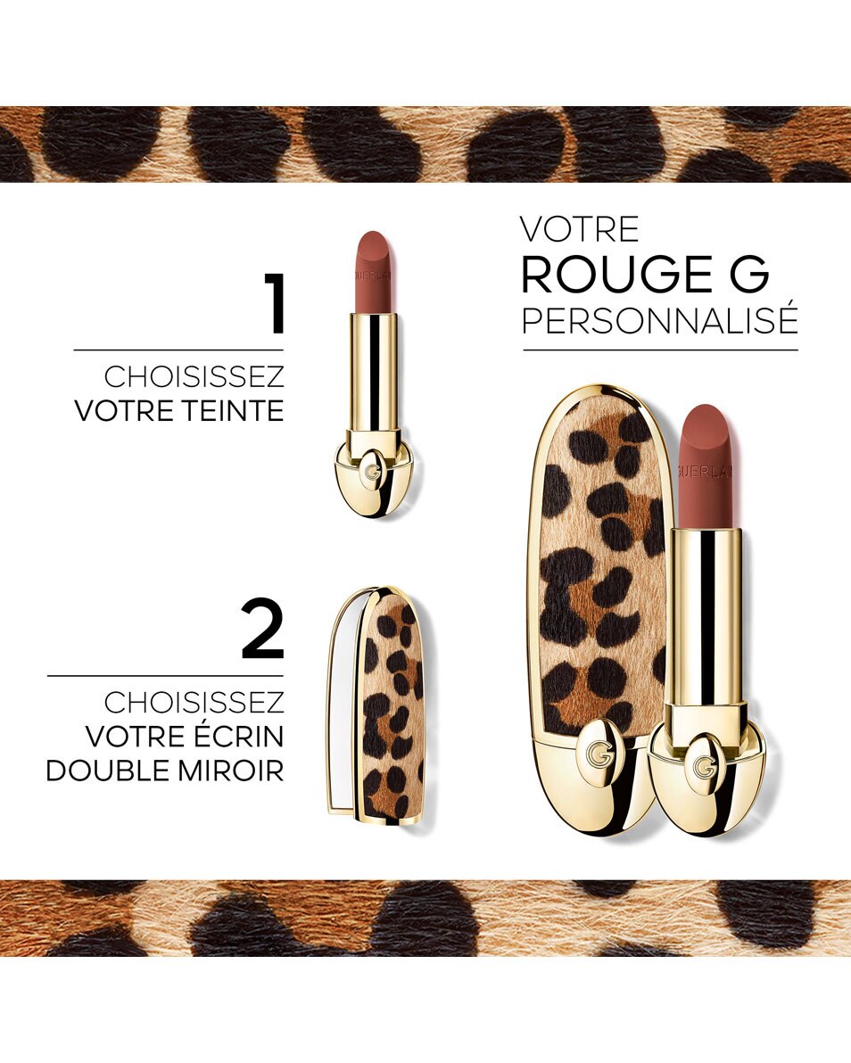 GUERLAIN Rouge G La recharge - Le rouge à lèvres soin personnalisable 258 LE BOIS DE ROSE – VELVET 2