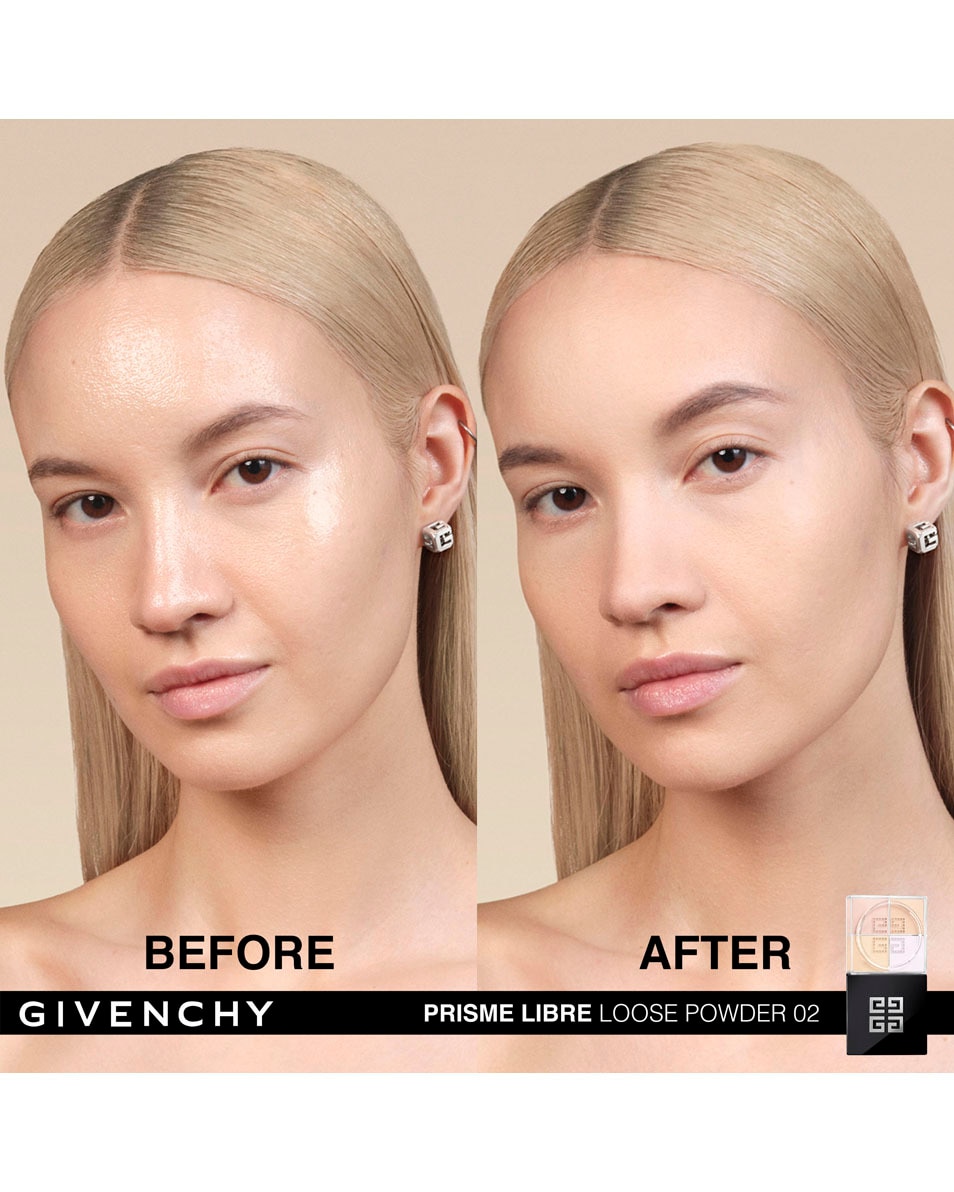 GIVENCHY COSMETICS PRISME LIBRE POUDRE LIBRE MATITÉ & ÉCLAT RÉHAUSSÉ SATIN BLANC 2