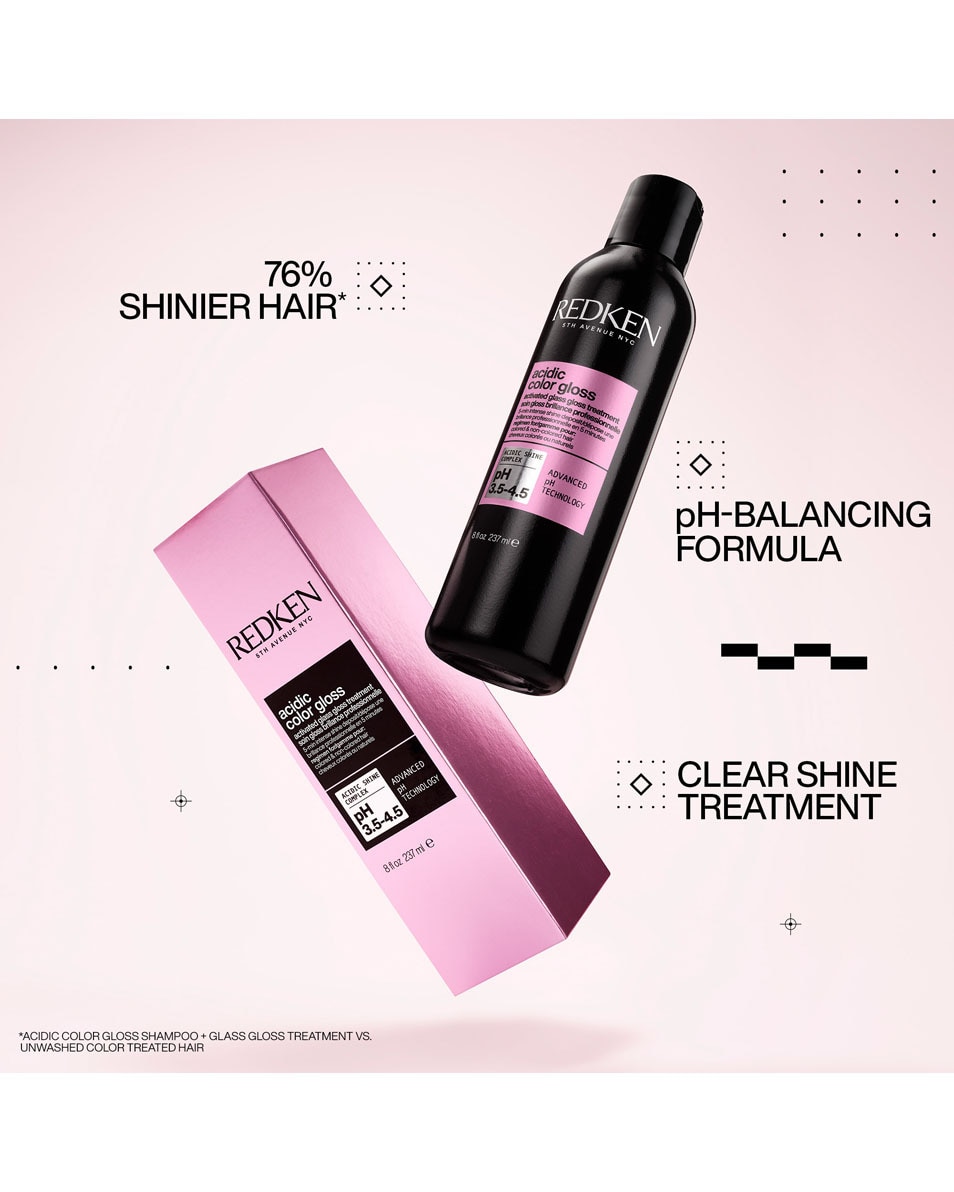 Traitement Activated glass gloss - cheveux colorés