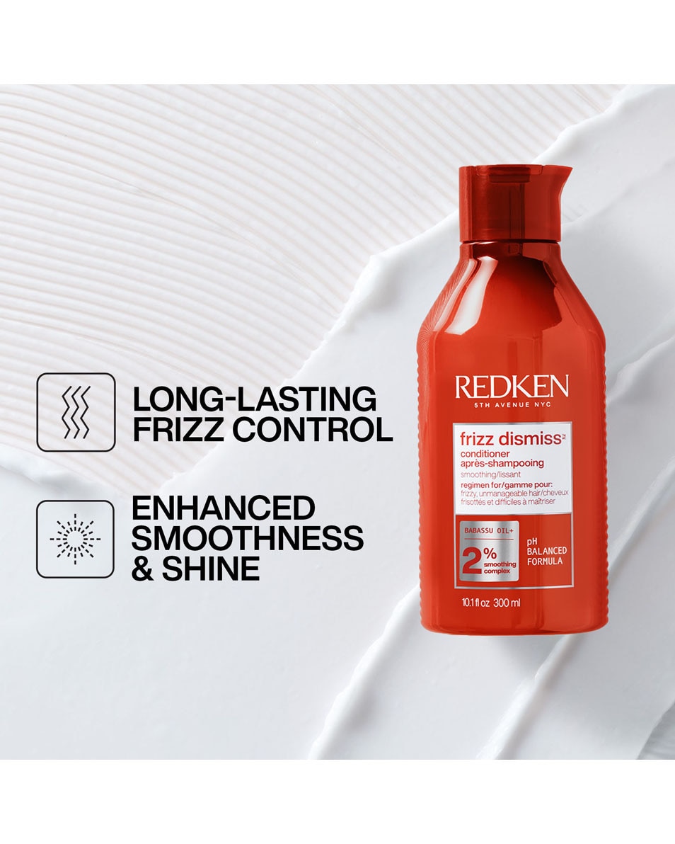 REDKEN Frizz Dismiss Après-shampooing anti-frisottis pour cheveux crépus 300 ML 2