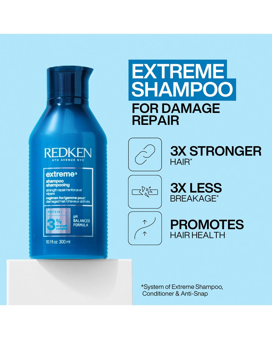 REDKEN Extreme Shampooing - pour cheveux abîmés 300 ML 2