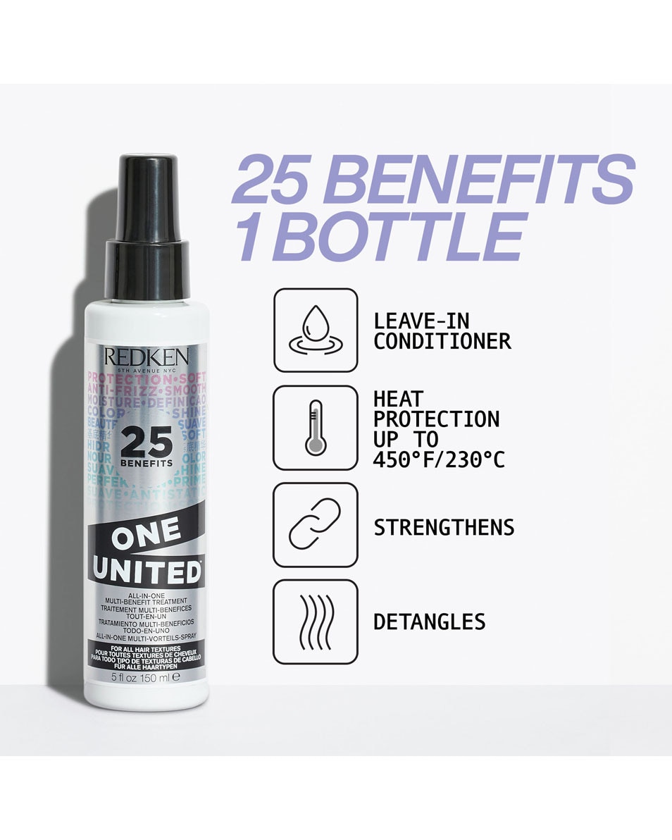 REDKEN One United Elixir - 25 bienfaits nourrissants 150 ML 2