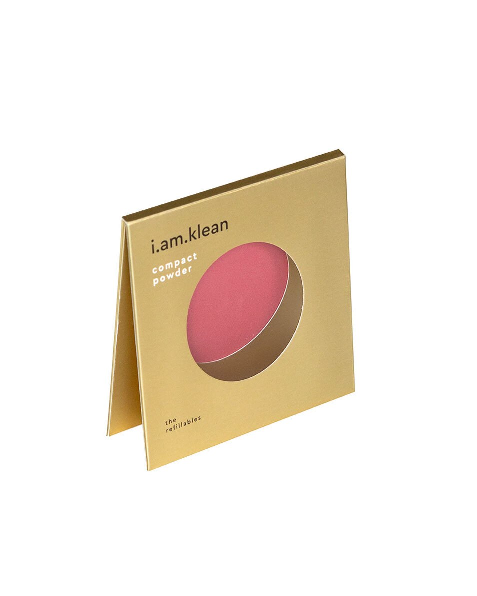 IAMKLEAN Blush compact mineral blush Fuchsia Fever 2