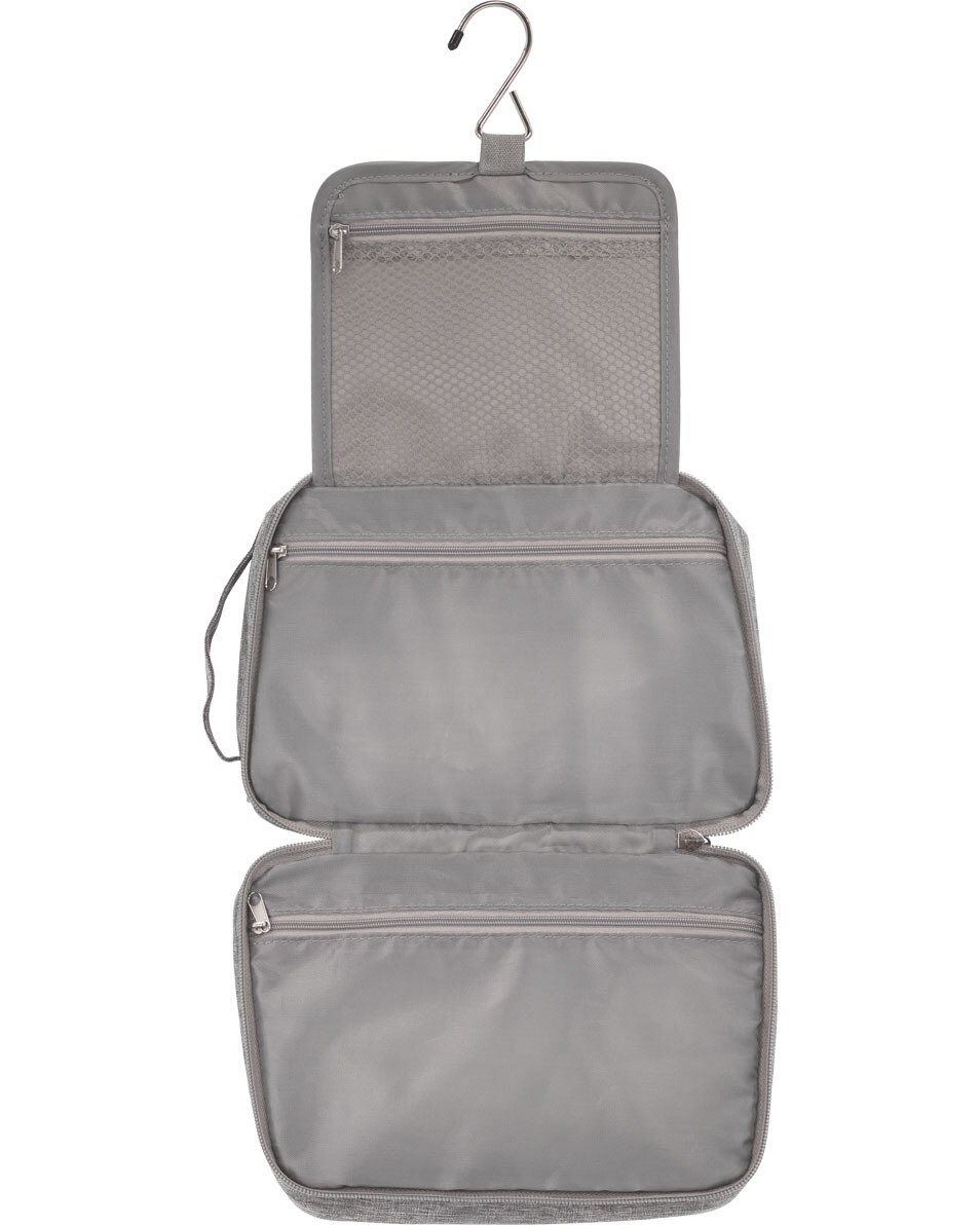 Trousse de toilette de voyage grise