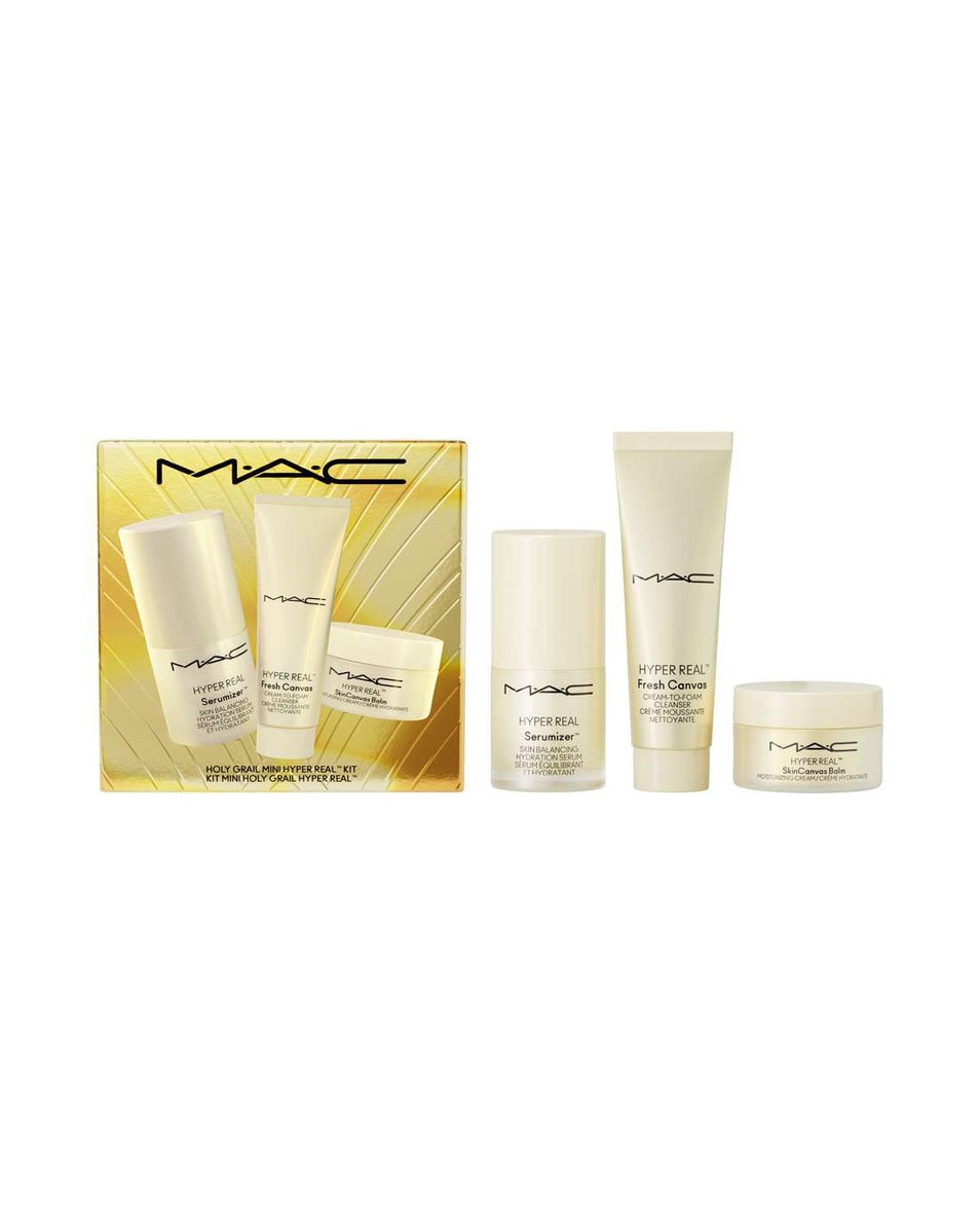 M.A.C HOLY GRAIL MINI HYPER REAL KIT Ensemble Mini Hydratant 3 ST 2