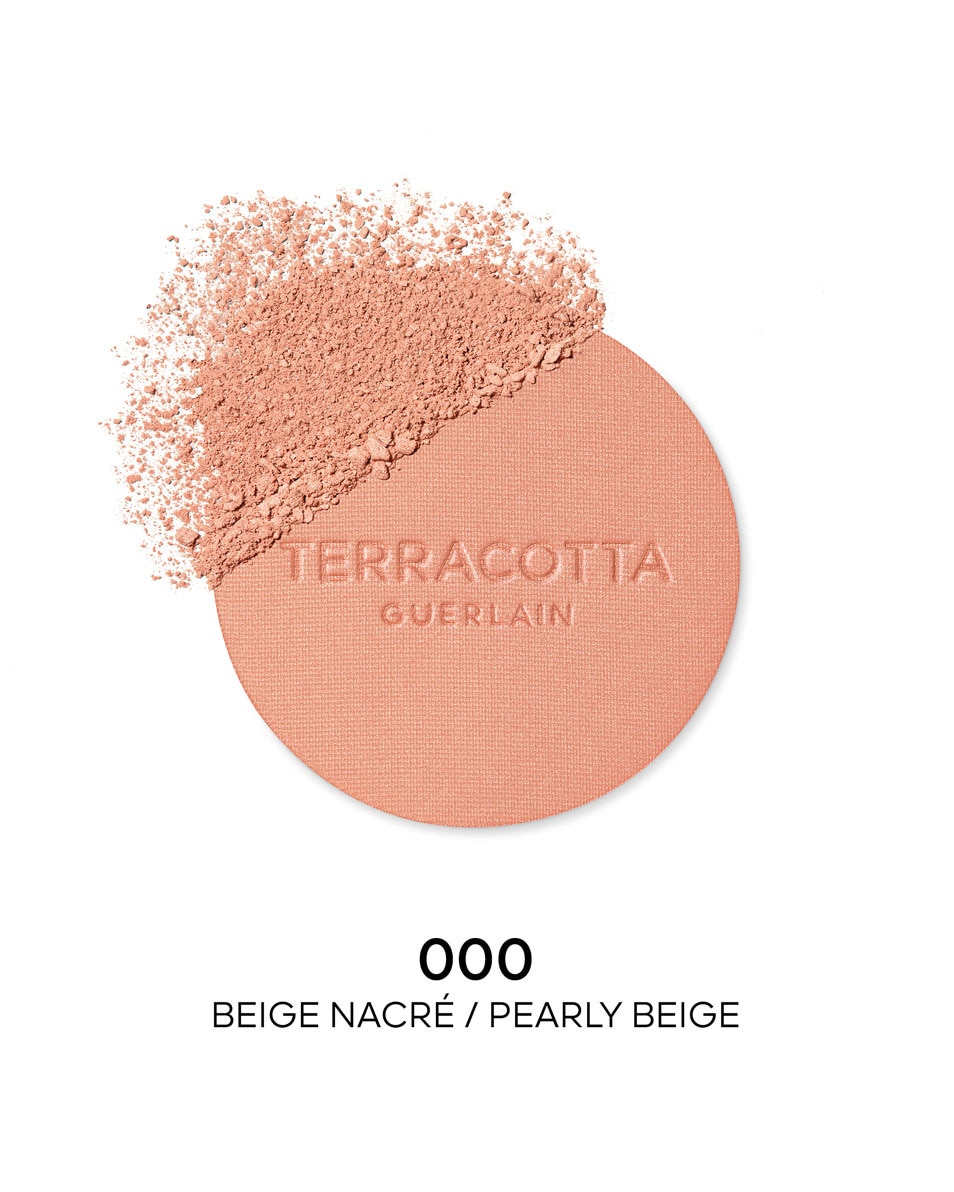 GUERLAIN Terracotta Blush Le fard à joues effet bonne mine , 90% d’ingrédients d’origine naturelle 000 Beige Nacré 2