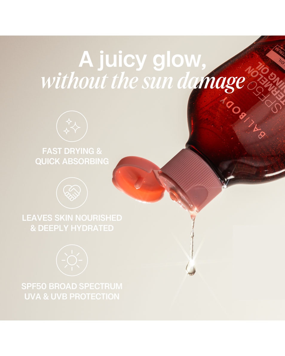 BALI BODY Watermelon Sunscreen Oil Huile solaire à la pastèque SPF 50 100 ML 2