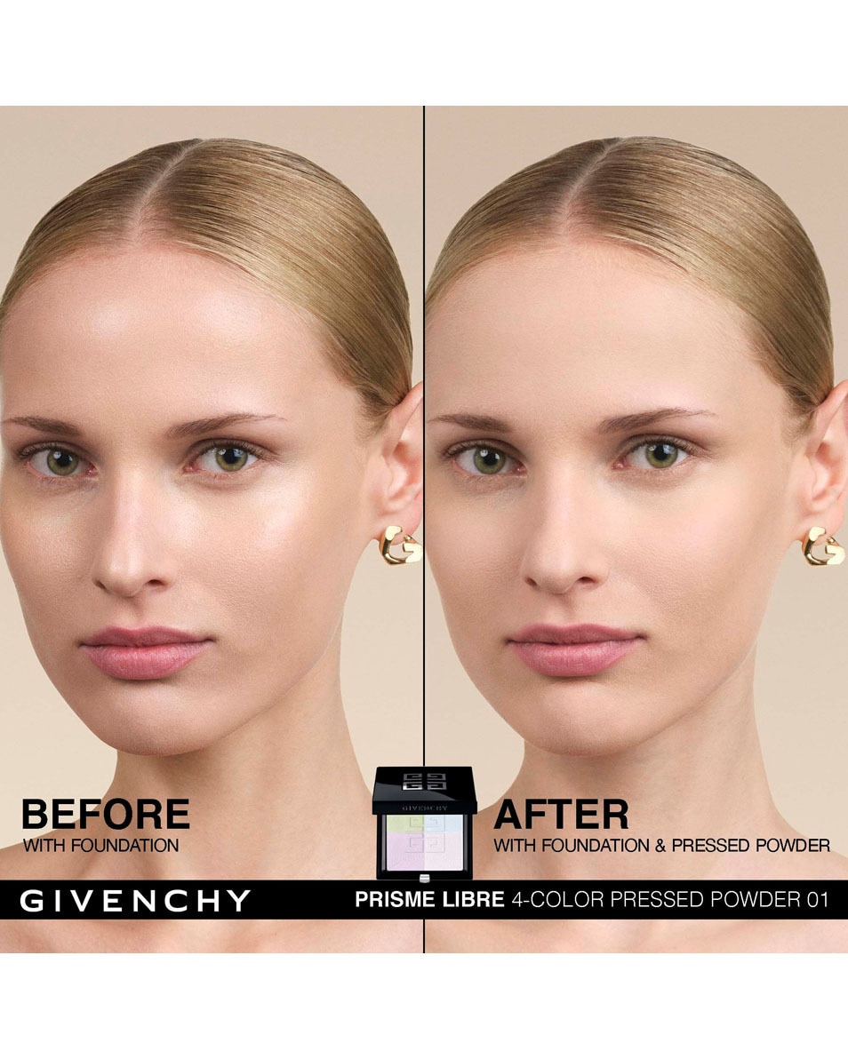 GIVENCHY COSMETICS PRISME LIBRE POUDRE COMPACTE FIXATRICE MATIFIANTE ET FLOUTANTE H01 2