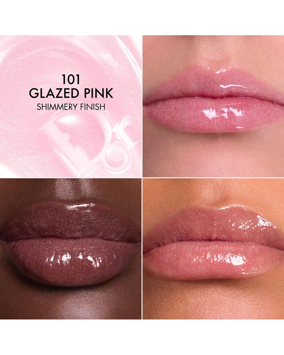 DIOR Dior Addict Lip Glow Butter Soin des lèvres ultra-brillant - peptide + céramide 101 GLAZED PINK 2