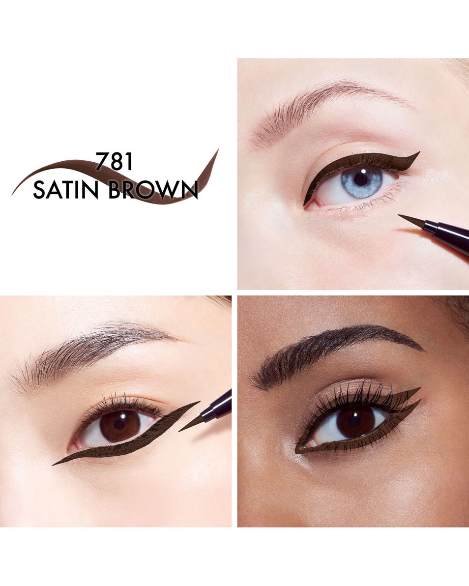 DIOR Diorshow Liquid Liner - Felt-tip Waterproof Eyeliner Eyeliner feutre ultra-précis 781 Satin Brown 2