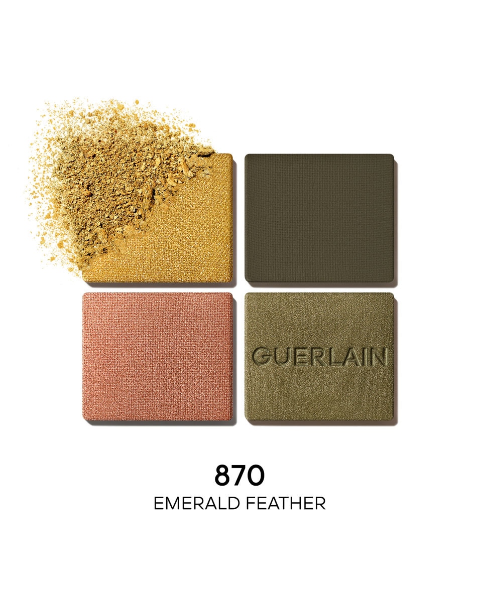 GUERLAIN OMBRES G Ombres à paupières 4 couleurs 870 Emerald Feather 2
