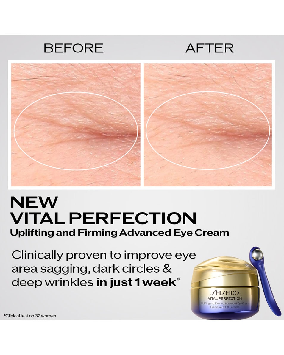 SHISEIDO Vital Perfection Crème Yeux Lift Fermeté 15 ML 2
