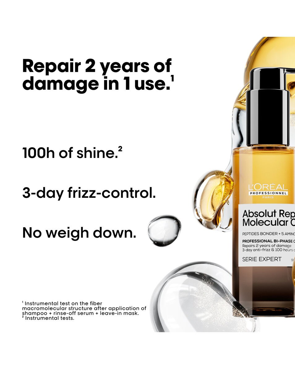 Huile Bi-Phase - pour tous types de cheveux abîmés