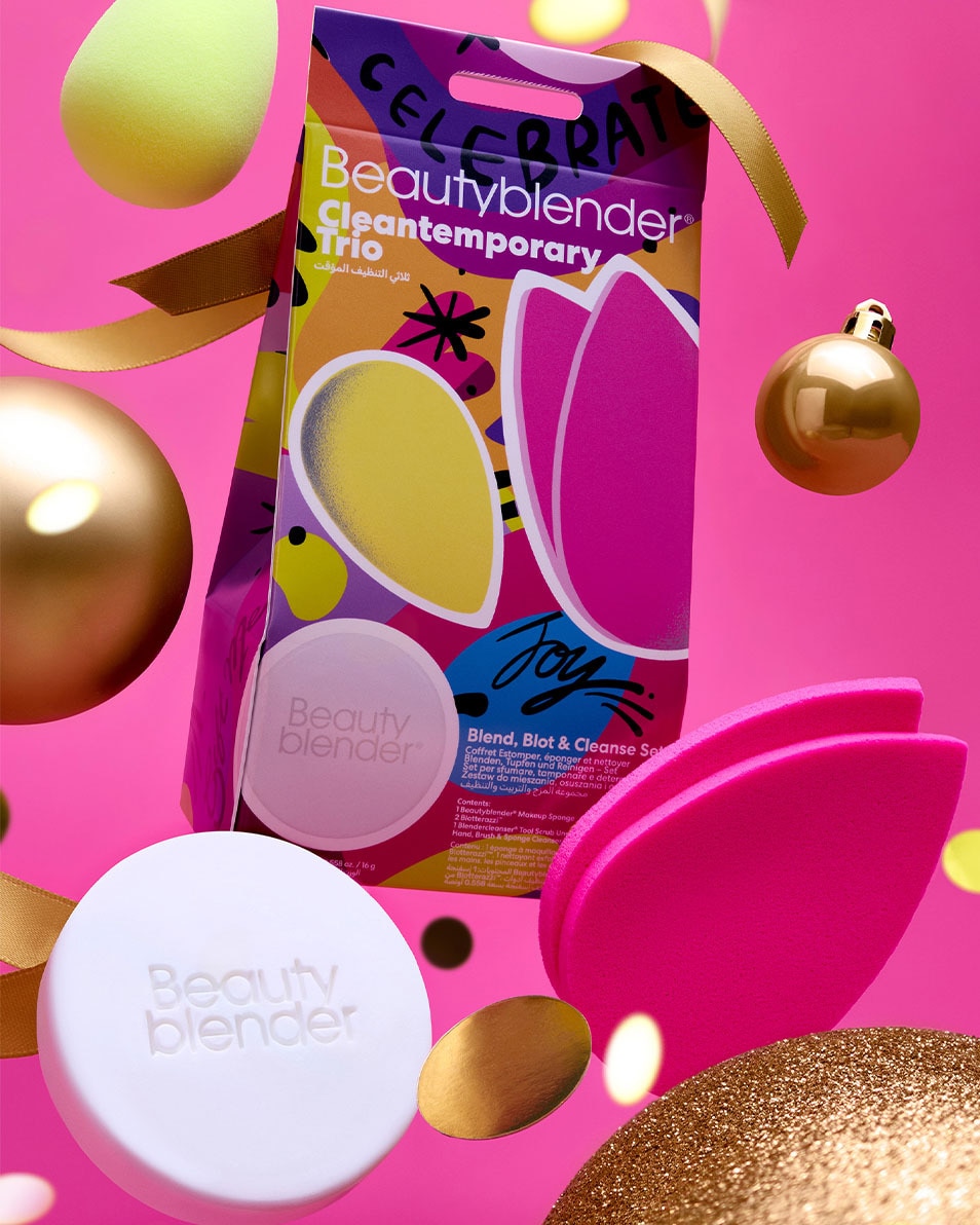 BEAUTYBLENDER Cleantemporary Trio Set Éponge à maquillage, blotterazzi et nettoyant 4 ST 2