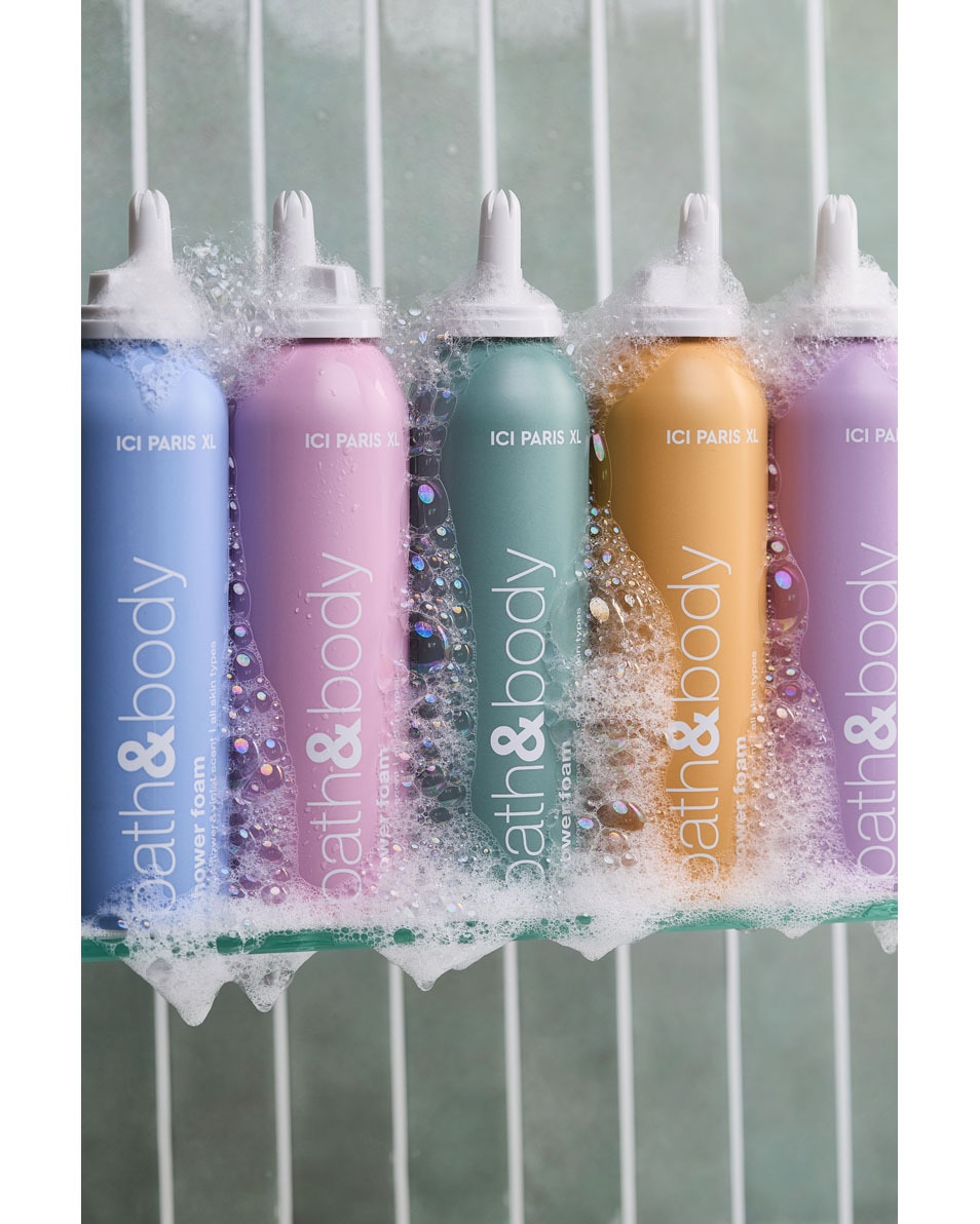 ICI PARIS XL Bath & Body Mousse de douche chantilly parfumée Cotton Flower & Violet Scent 200 ML 2