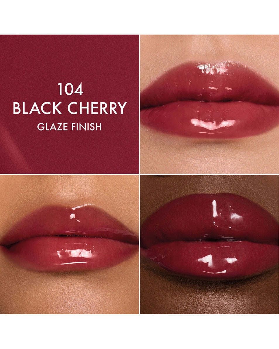 DIOR Dior Addict Lip Glow Oil Huile à lèvres hydratante 24h - 3 finis ultra-brillants 104 Black cherry - Glaze 2