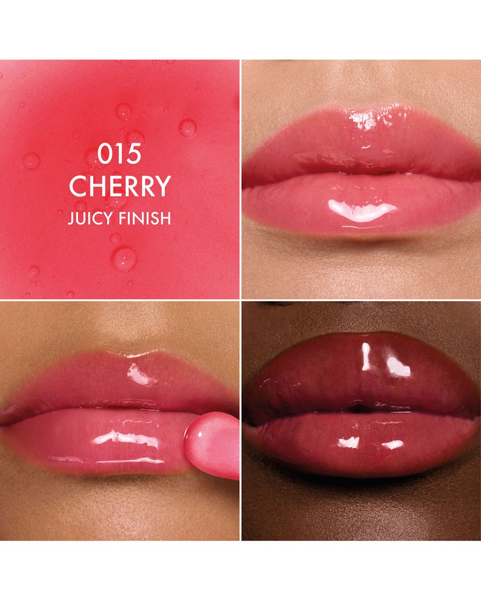 DIOR Dior Addict Lip Glow Oil Huile à lèvres hydratante 24h - 3 finis ultra-brillants 015 Cherry - Juicy 2