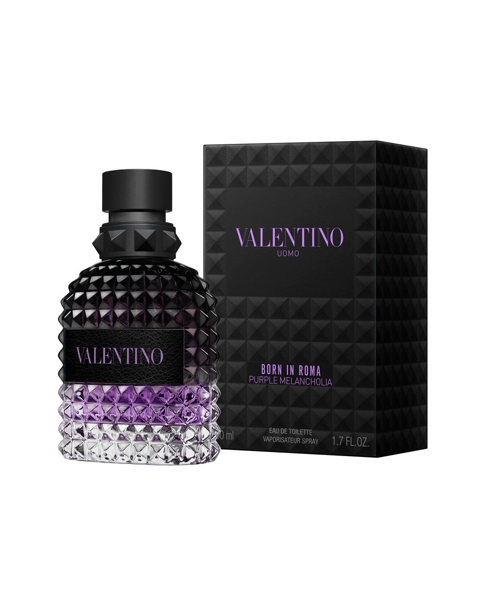 VALENTINO Born In Roma Uomo Purple Melancholia Eau De Toilette - Parfum Aromatique Ambré Pour Homme 50 ML 2