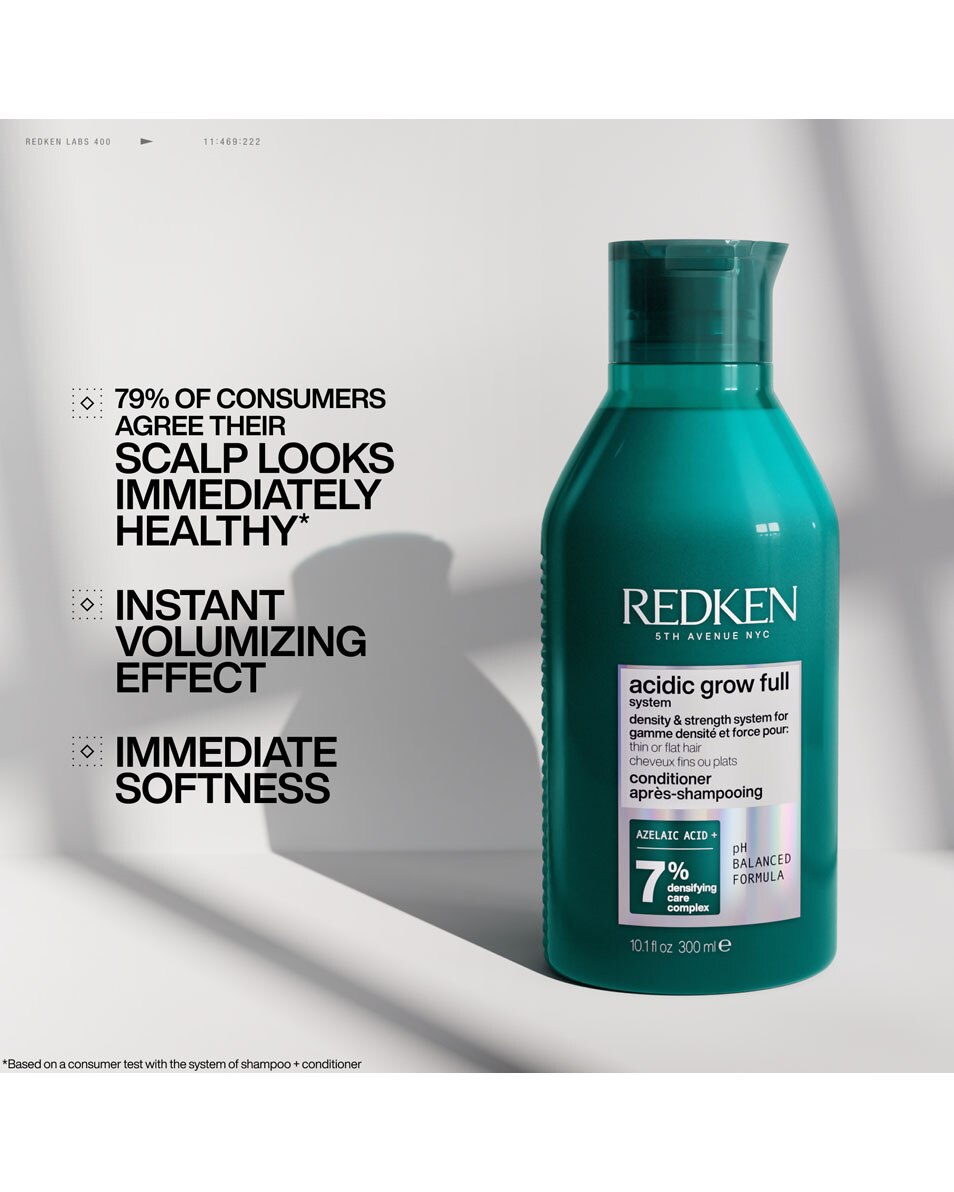 REDKEN Acidic Grow Full System Après-shampooing densifiant - Pour cheveux fins ou plats 300 ML 2