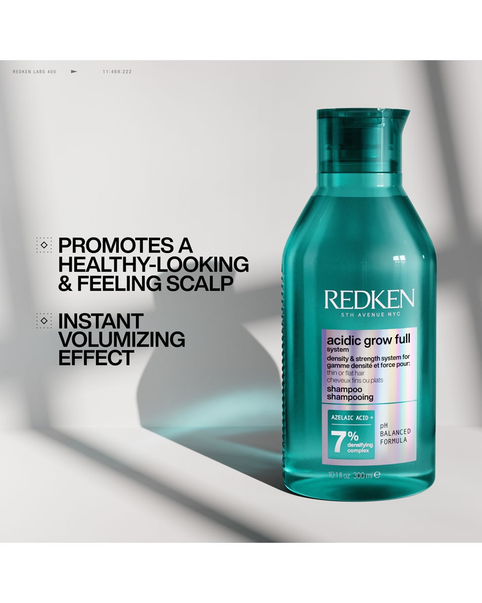 REDKEN Acidic Grow Full System Shampooing - Pour cheveux fins ou plats 300 ML 2