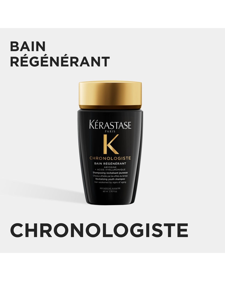 KÉRASTASE Chronologiste Bain Régénérant Shampooing revitalisant - Pour cheveux fragilisés 80 ML 2