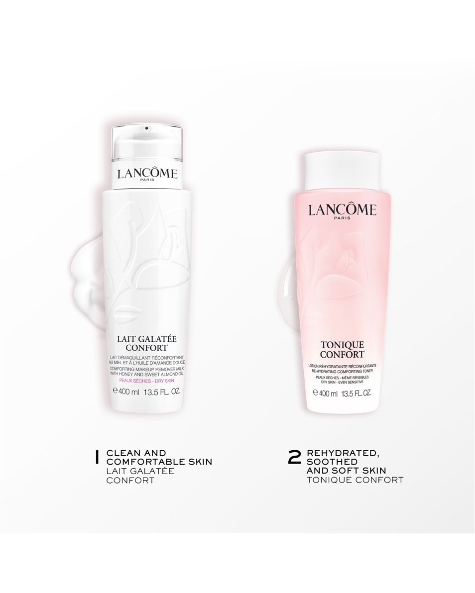 LANCÔME Confort Duo Cleansing Set – Lancôme Galatée Confort Comforting Cleansing Milk - Lancôme Tonique Confort 2 ST 2