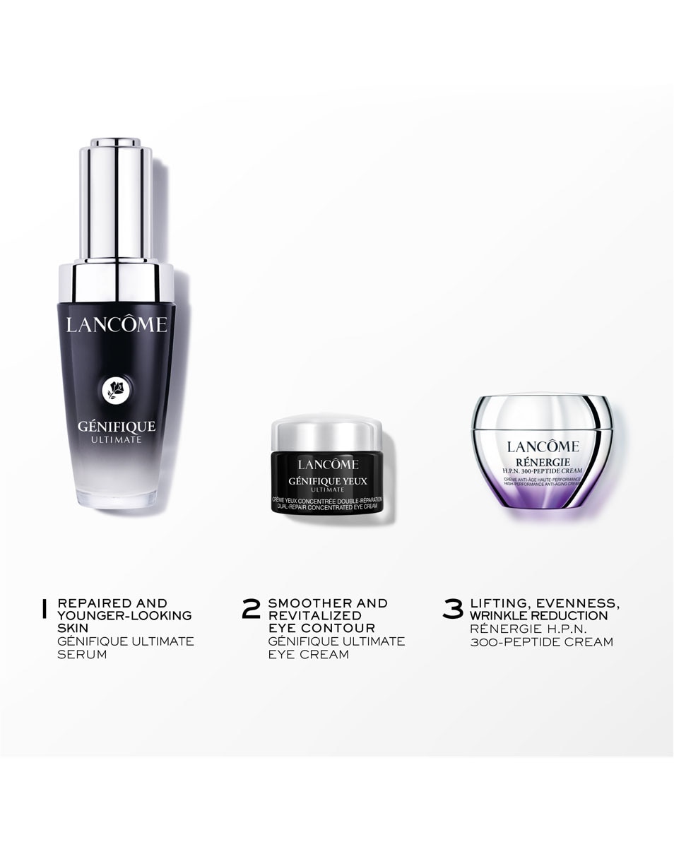 LANCÔME Génifique Coffret cadeau - Génifique Ultimate Sérum - Génifique yeux ultimate - Rénergie H.P.N. 300-peptide cream 3 ST 2