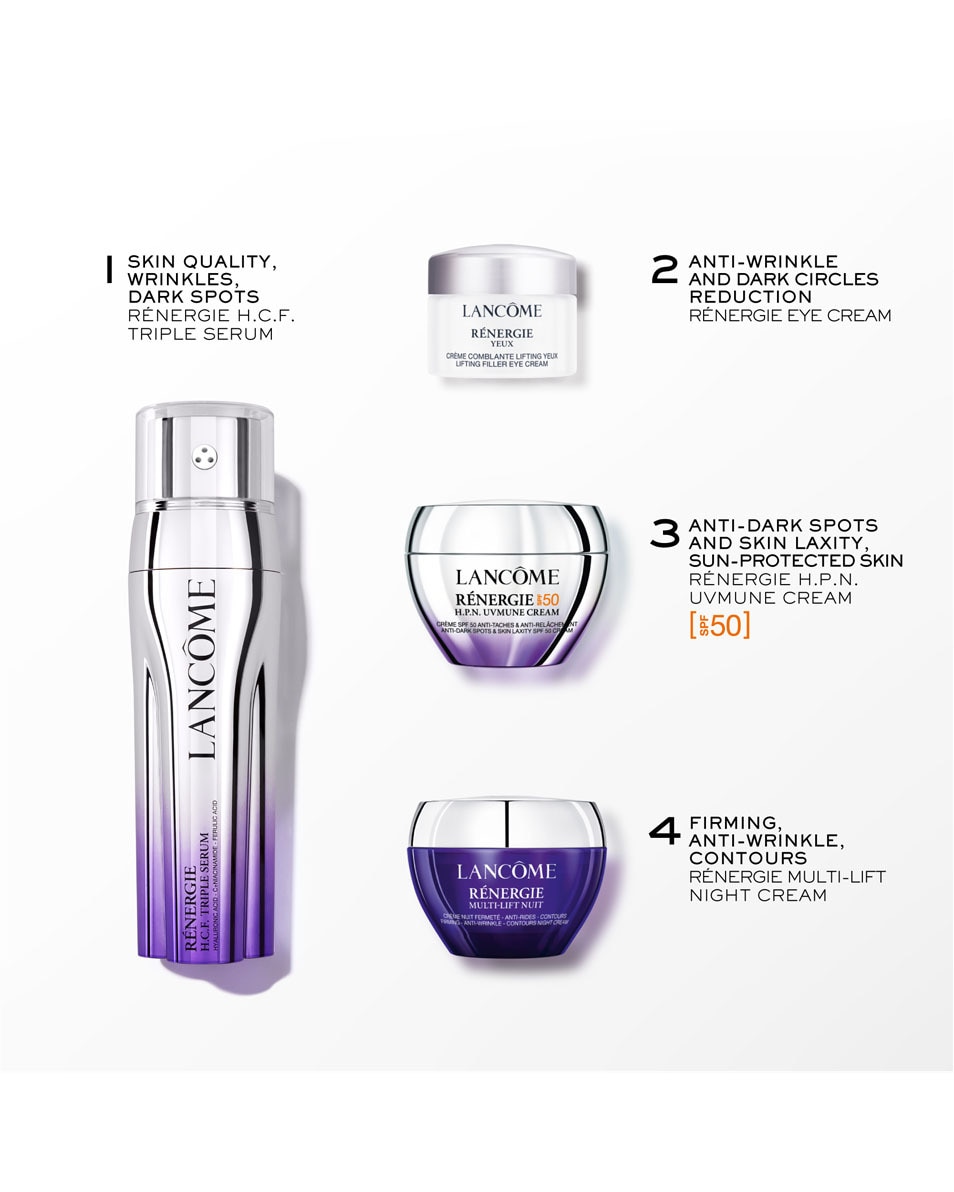 LANCÔME Renergie Multi-Lift Ultra H.C.F. Triple Sérum- Routine anti-âge 4 ST 2