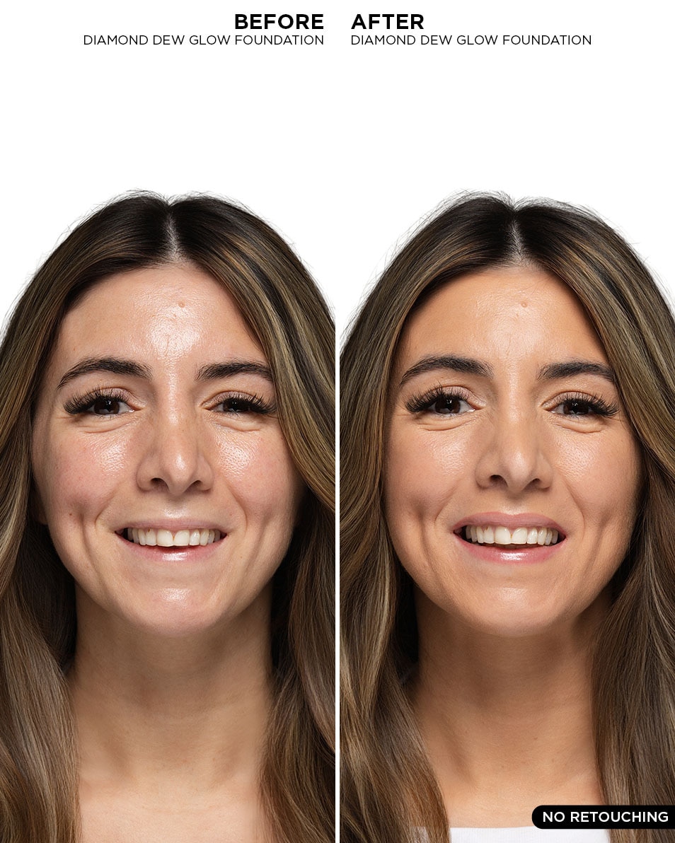 BE Creative Make Up DIAMOND DEW GLOW Fond de teint hydratant et lumineux 24 heures avec couvrance moyenne Precisely, My Brow Duo - Precisely, My Brow Pencil Set 2