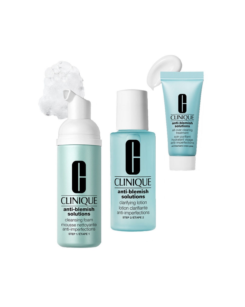 CLINIQUE Anti-Blemish Solutions Kit Soins Anti-imperfections 3 ST 2